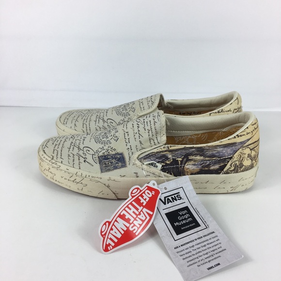 Vans Vincent Van Gogh Letter Classic Slip On Shoe - Picture 4 of 7